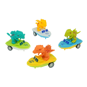 Voiture à rétrofriction dinosaure de dessin animé pour enfants, <span class=keywords><strong>petit</strong></span> jouet à friction, 75MM, capsule surprise - Product Image 2