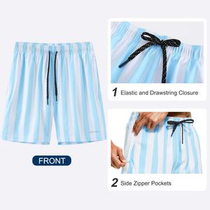 Traje de Baño Personalizado para Hombre con Forro de Compresión 2 en 1, Secado Rápido, Pantalones Cortos de Playa con Bolsillos con Cremallera - Product Image 4