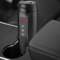 16OZ 진공 보온병 304 스테인레스 스틸 온도 디스플레이 텀블러 전기 자동차 스마트 절연 컵 물병
