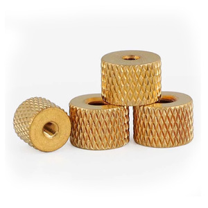 Insertos de cobre texturizados con rosca métrica, con patrón para uso con destornilladores de impacto - Product Image 1