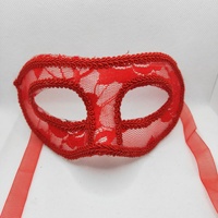 Masque vénitien de mascarade pour femme, sexy, en dentelle, pour Halloween, carnaval, fête costumée, bal, noir, flexible, 1 couleur