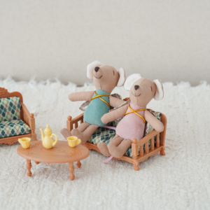 Muñeco de Ratón de Arte Nórdico CPC, Adorable con Alas de Ángel, Ecológico, Multicolor, Juguete de Peluche de 9-10CM, Algodón y Poliéster, con Peso, para Cumpleaños - Product Image 2