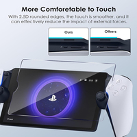 Protection d'écran en verre trempé anti-traces de doigts et sans bulles pour Sony Playstation PS5 Portal