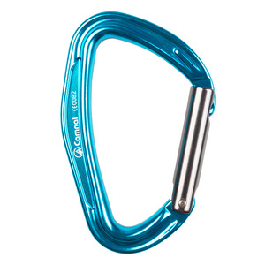 Mosquetón Cammol Ce0201 de Aluminio Tipo D con Puerta Recta Azul Naranja, Equipo de Escalada Universal - Product Image 2