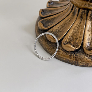 925 Sterling <span class=keywords><strong>Silver</strong></span> Hàn Quốc-Phong Cách Hàn Quốc Thiết Kế Lá Kết Cấu Nhẫn Xếp Chồng Lên Nhau Knuckle Vòng Với Niche Thích Hợp - Product Image 4