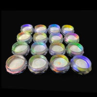Poudre de changement de couleur de caméléon Aurora blanc de qualité cosmétique de haute qualité pour le maquillage et la peinture de voiture
