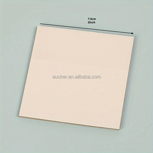 <span class=keywords><strong>12</strong></span> miếng trong suốt ghi chú dán 3x3 inch morandi màu 600 cái rõ ràng ghi chú dính không thấm nước tự dính mờ dính Pad - Product Image 5