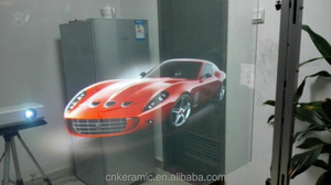 Phim chiếu holographic tự dính siêu trong suốt 85%, loại dán phía sau, dùng cho cửa kính và màn chiếu - Product Image 3