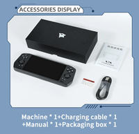 Console de jeu portable Powkiddy X28, système Android 11 open source, Wi-Fi 64 bits, écran 5,5 pouces, joystick 3D, prise en charge multijoueur, batterie 5000 mAh