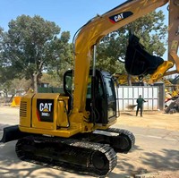 Excavatrice d'occasion CAT 308E2, Caterpillar 308 d'origine japonaise, 8 tonnes, conception compacte à rayon de braquage réduit, mini-excavatrice avec pelle à godets