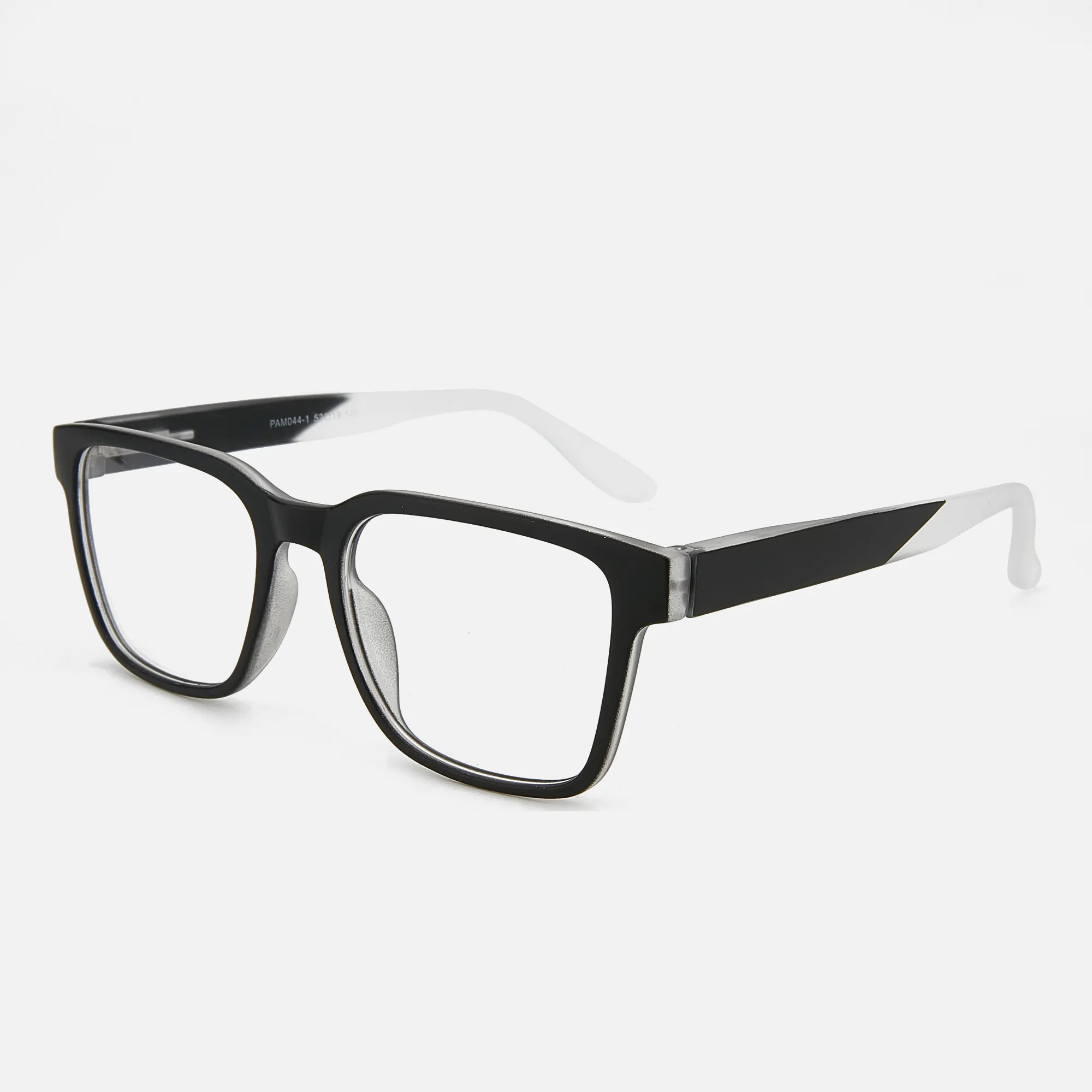 2022 Factory Direct Price Plastic Black Glasses Frame Clear Lens Square Eyewear For Optical Glasses