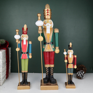 Di trasporto del nuovo Creativo Regali Di <span class=keywords><strong>Natale</strong></span> di Legno Schiaccianoci Artigianato Fatti A Mano Colorato Disegno o Modello Schiaccianoci - Product Image 6