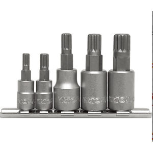 Yato Socket <b>Set</b> 5 Piece 1/4 In Drive Metric Chromium Vanadium Steel <b>Mechanic</b> <b>Tool</b> - Product Image 1