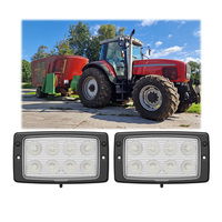 Lumière de travail LED rectangulaire 40W pour Massey Ferguson 4200 4225 Série Faisceau large/spot Lumière de travail LED