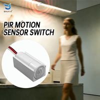 Module PIR intelligent invisible pour armoire d'hôtel 36w, capteur de mouvement pour armoire, interrupteur à capteur PIR 12v pour éclairage LED d'armoire
