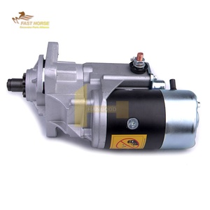 มอเตอร์สตาร์ทเครื่องยนต์ดีเซล 24V 11T รุ่น 6BD1 6BB1 สำหรับรถขุด EX200-1 EX200-2 EX200-5 1811001891 1811000360 5811000180 0210003291 - Product Image 1