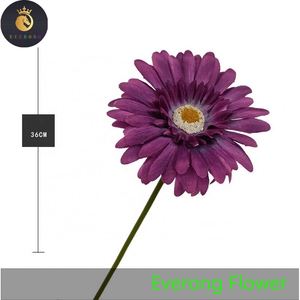 Gerbera margarida de alta qualidade, flores de crisântemo de seda artificial de alta qualidade, adereços para decoração de casa rústica, adereços para fotografia - Product Image 5