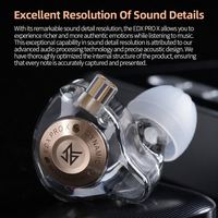 Vente chaude KZ EDX Pro X Sports In Ear Monitor Casques Annulation de bruit Mise à jour EDX PRO HIFI Musique Écouteurs