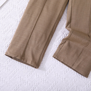 Ensemble pour <span class=keywords><strong>fille</strong></span> de 8 à <span class=keywords><strong>12</strong></span> <span class=keywords><strong>ans</strong></span>, été, nouveau style décontracté uni, débardeur à une épaule, <span class=keywords><strong>pantalon</strong></span> <span class=keywords><strong>large</strong></span> décontracté - Product Image 6