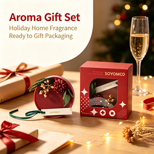 Juego de Difusores de Aromas Personalizados, Caja de Regalo con Ventana y Logotipo Impreso - Product Image 3