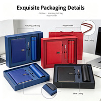 Ensemble cadeau d'entreprise de marque avec carnet A5 à couverture rigide, stylo métallique et gobelet isotherme pour partenaires commerciaux, kit tout-en-un OEM ODM