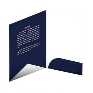 Eco-Friendly Recycled Paper <b>Folders</b> | Sustainable Custom <b>Folders</b> with Logo | Low MOQ <b>for</b> Green Businesses - Product Image 1