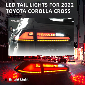 Car <b>LED</b> Taillight Assembly Modified Turn Signal <b>Light</b> <b>Red</b> New for Toyota Corolla Cross SUV 2022 - Product Image 2