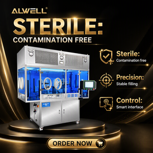 Machine de remplissage et de bouchage automatique de cartouches électrique haute vitesse avec pompe et moteur, marque Alwell, 380V, garantie de 2 ans - Product Image 2