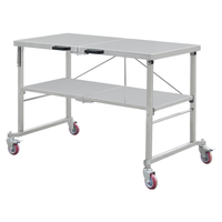 Banc de travail réfrigéré en acier inoxydable, direct usine, pour présentation de produits surgelés dans les restaurants, supermarchés, stands de poisson congelé et hôtels