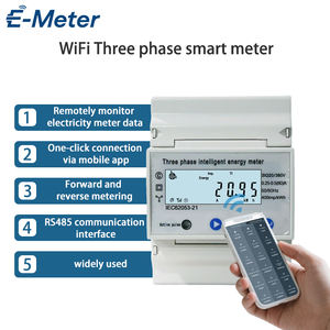 TuYa <span class=keywords><strong>WiFi</strong></span> Smart Energy Meter trifase a 3 fili e 4 fili telecomando con controllo tramite App Mobile - Product Image 3