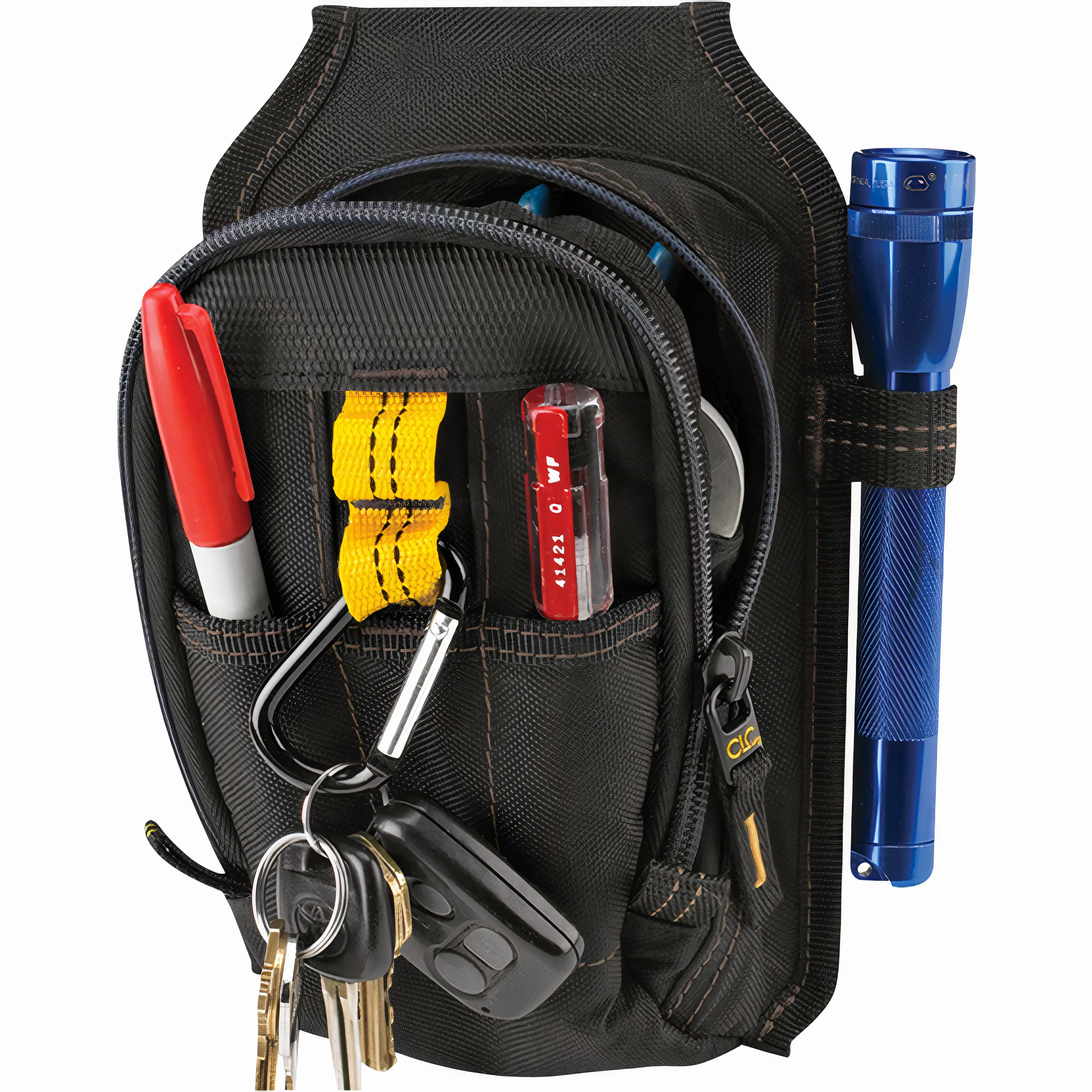Herramientas Linterna Llaves Bolsa de herramientas de electricista Pequeño mantenimiento duradero y bolsa de electricista con bolsillos La mejor calidad