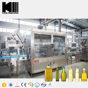 Automatic 1L 5L oil filling and packing machine cooking edible oil bottle filling capping machine olive oil packing machine