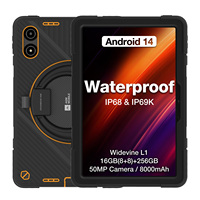 Tablet Tangguh AGM P2 Active 11 Inci Android 14 Helio G99 4G LTE Tablet Tahan Air IP68 IP69K Tablet Luar Ruangan Baterai 8000mAh