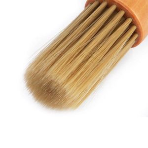 Brosse à poils doux pour le cou de barbier, avec logo personnalisé, manche en bois, pour salon - Product Image 5