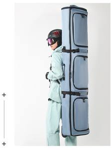 Nouveau sac de ski et de snowboard imperméable avec roulettes, 3 compartiments, séparation sec/humide, grande capacité, sac de voyage - Product Image 4