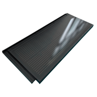 Tuile solaire de toit en pente YOMAX 68W entièrement noire BIPV Tuiles solaires renouvelables pour maison Silicium monocristallin> Efficacité 26%