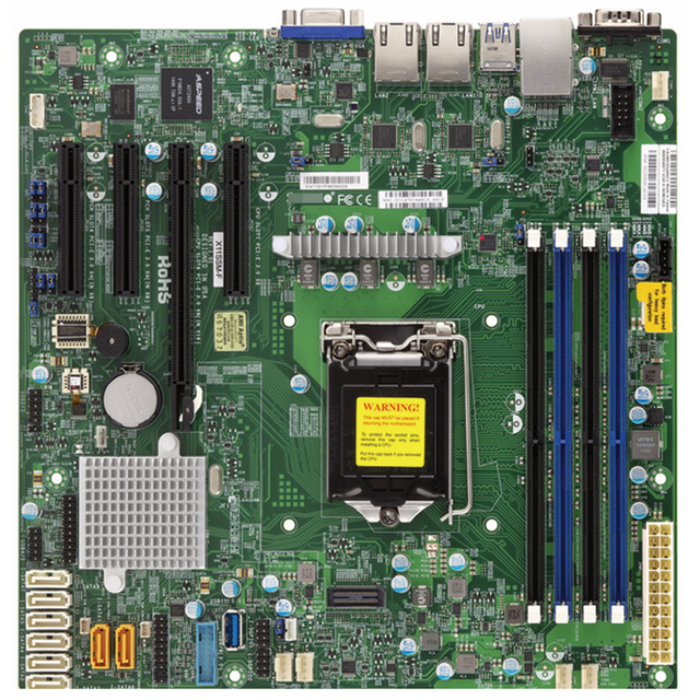MBD-X11SSM-F X11SSM-F Motherboard with Single Socket LGA-1151 (Socket H4) C236 Chipset with DDR4 Slot