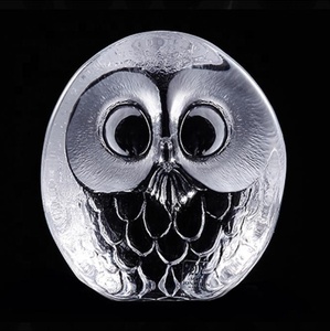 Bán Buôn Bộ Sưu Tập Quà Lưu Niệm Rõ Ràng Pha Lê Eagle Bức Tượng Nhỏ Mô Hình Động Vật - Product Image 6