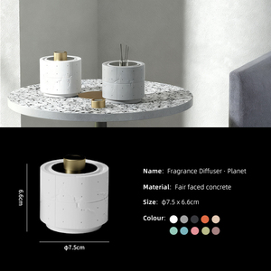 Фабричный портативный мини-диффузор с ароматом, флакон с пустым бетонным ароматом, диффузор для автомобиля или офиса - Product Image 5