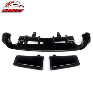 Lèvre de pare-chocs arrière noire brillante V1 pour Dodge Durango 2011-2025 – Diffuseur, aileron et kit carrosserie de haute qualité - Product Image 6