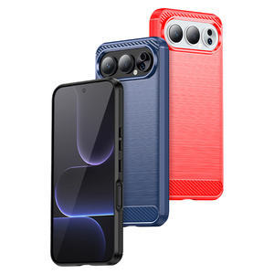 Funda Protectora de TPU con Fibra de Carbono Lichicase para Honor 600 Lite X6D <span class=keywords><strong>Play</strong></span> 60A, Anti-Caídas, Acabado Cepillado - Product Image 3