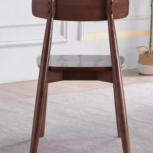Sedia in <span class=keywords><strong>Legno</strong></span> Massello Stile Nordico Moderno Color Crema per Sala da Pranzo, Studio o Soggiorno, Include Sgabello <span class=keywords><strong>Bianco</strong></span> - Product Image 2