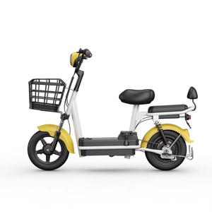 Bicicleta Eléctrica Urbana de 14 Pulgadas Directo de Fábrica, Batería Recargable de Plomo-Ácido de 48V 12A, 350W, Bicicleta Eléctrica para Adultos - Product Image 6