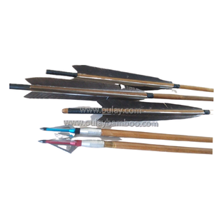 ลูกธนูไม้ไผ่ Selfnock พร้อมขนนกไก่งวงแบบ <span class=keywords><strong>Machu</strong></span> Cutting จำนวน 4 ชิ้น - Product Image 1