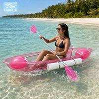 Sac flottant latéral transparent pour kayak en cristal coloré avec kit complet pour la photographie, personnalisé de Chine, Lumark, haute qualité