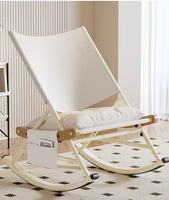 Balcón Sillón Adultos Lujo Pequeño Apartamento Sofá Perezoso Silla Mecedora Nórdica Al Aire Libre