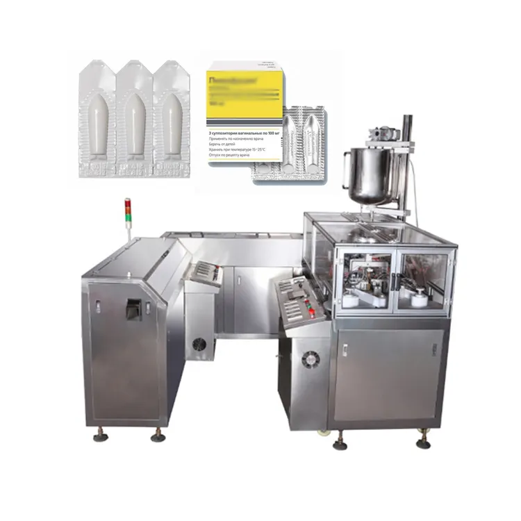 Automatic Pharmaceutical Equipment Electronic Suppository Making Machine Suppository Filling And Sealing Machine