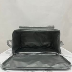 New Silver Glitter PVC Portable <strong>Coolbag</strong> Eco-Friendly Reusable Ice Pack for Picnic Food Fashionable for Summer Outdoor Camping - Product Image 4