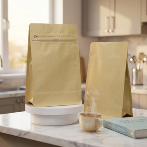 Bolsa para granos de café a prueba de humedad con válvula, bolsa para café especial, aroma de alta calidad, 125g 250g 500g 1000g 50 piezas - Product Image 1
