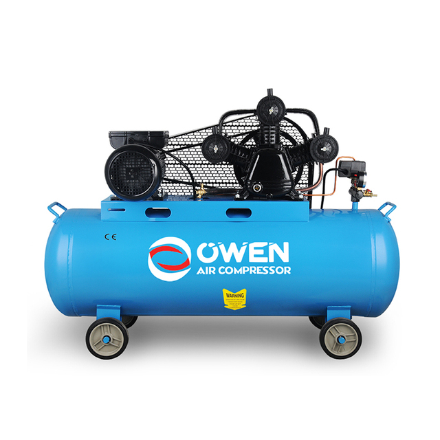 Factory price 4Hp Lubricated Piston Portable Belt Driven Air Compressor 200 Liter Industrial Compressors Compresor De Aire